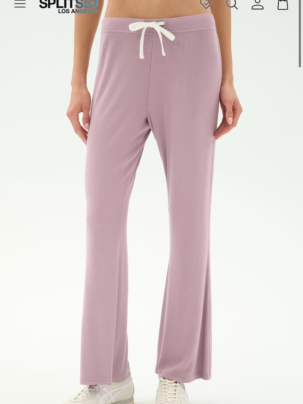 Splits59 Mauve Straight Leg Lounge Pants - Picture 3 of 7